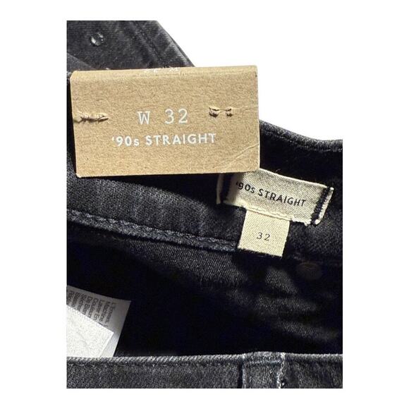 NEW Madewell Size 14 (32) Limited-Edition Drop The Rhinestone '90s Straight Jean - Picture 8 of 10